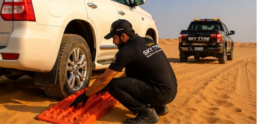 Technician using recovery straps or boards
