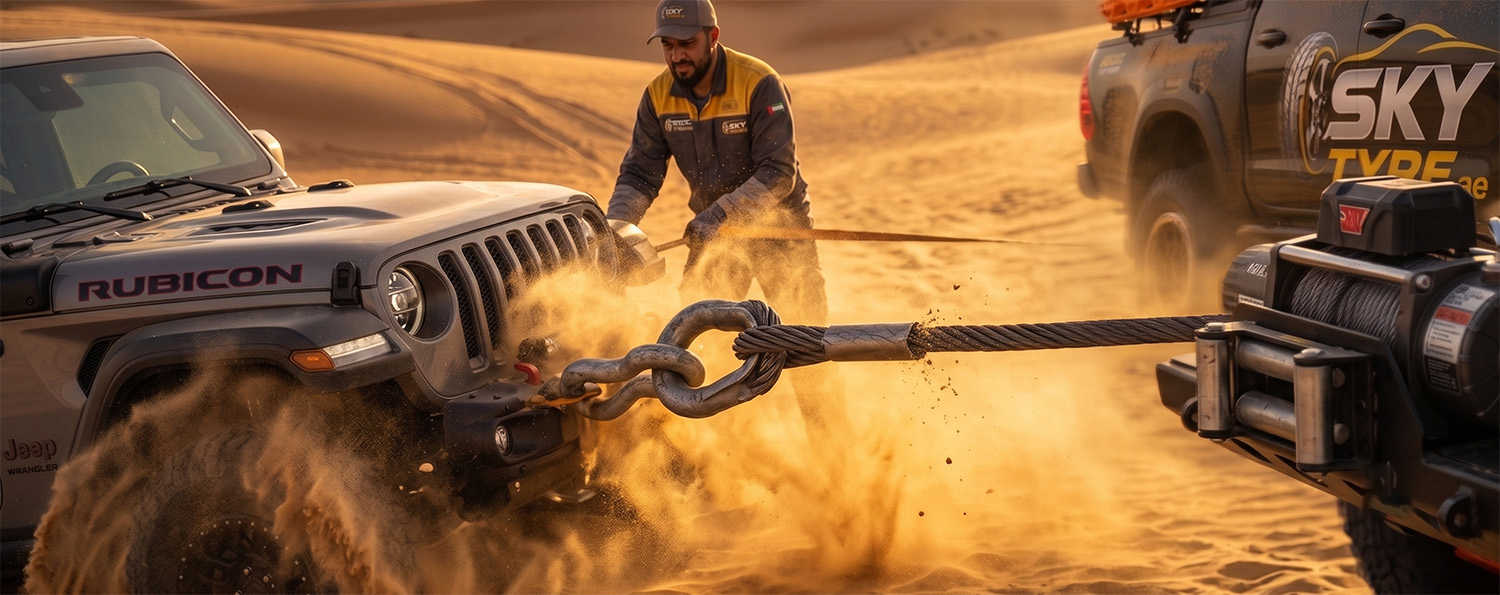 Heavy Duty Winch Extraction Dubai 4x4 Rescue