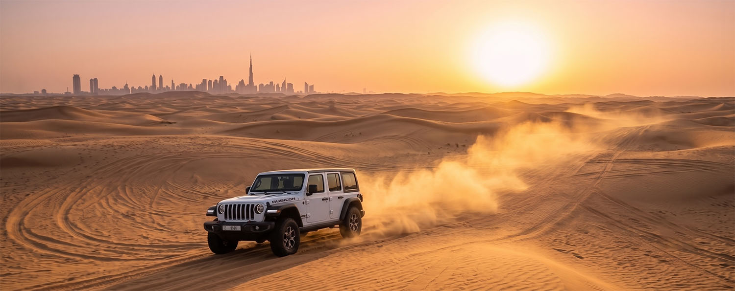 Safety first: Nighttime emergency desert recovery operations in Dubai